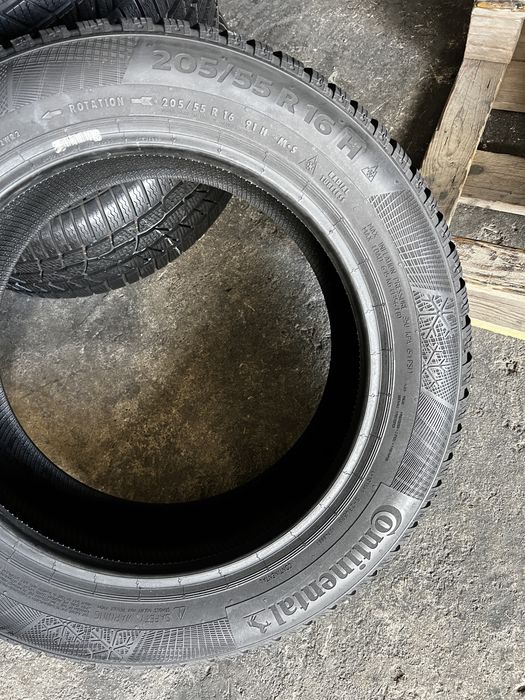 2 anvelope vara 205/55/16 , Continental , 7.4 mm !