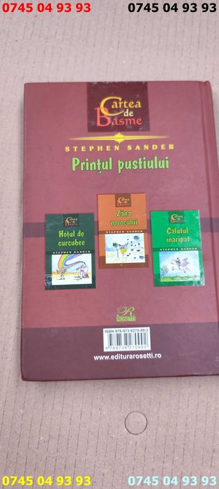 carte carti printul pustiului stephen sander