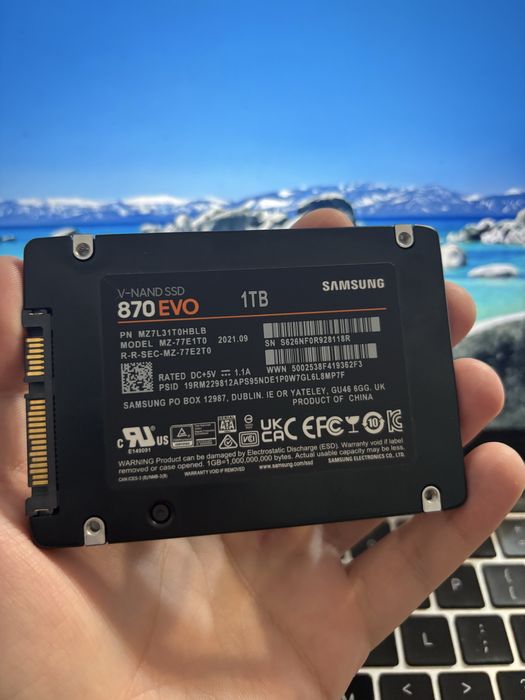 Solid State Drive (SSD) Samsung 870 EVO, 1TB, 2.5", SATA III NOU