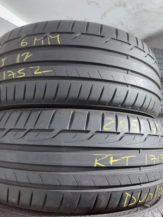 2 anvelope 205/45 R17 Dunlop runflat