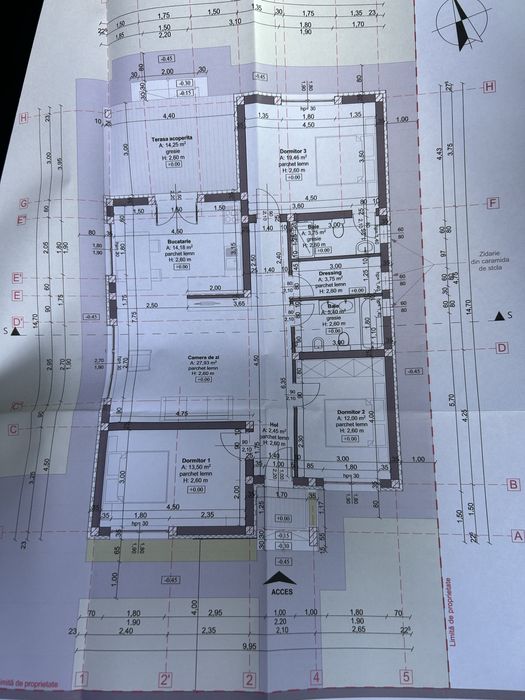 Casa  semifinisata sau la cheie in Santandrei