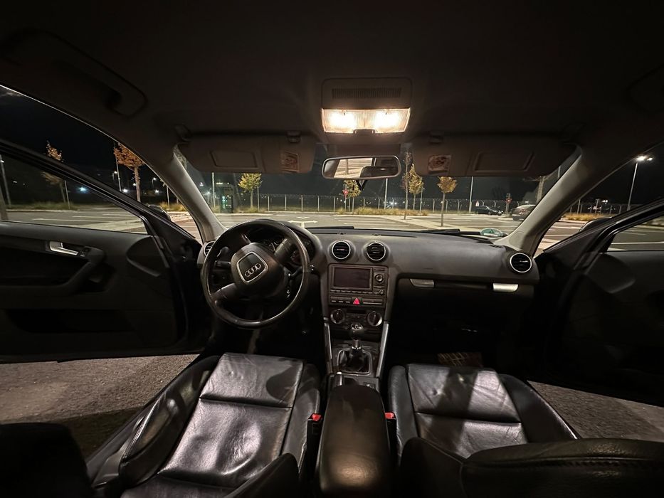 Audi A3 8P 2.0 TDI 140 CP | 2005 | TURBINĂ HIBRIDIZATĂ | PIELE | JANTE R17