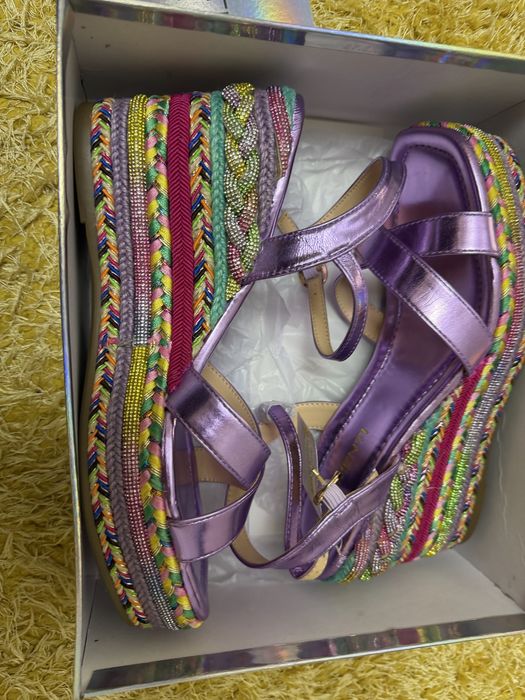 Sandale superbe Altrimenti, Lila, Marimea 39