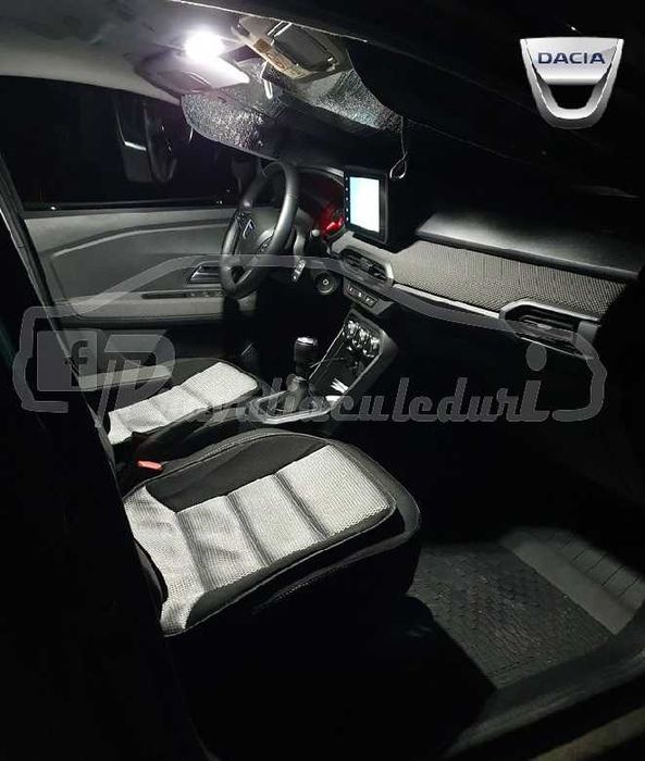 Pachet becuri led leduri pt iluminare interior Dacia Sandero 3 Logan 3