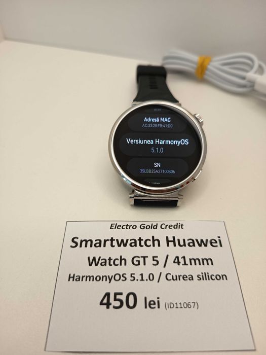 Smartwatch Huawei Watch GT5 41mm/White/Incarcator ID11067
