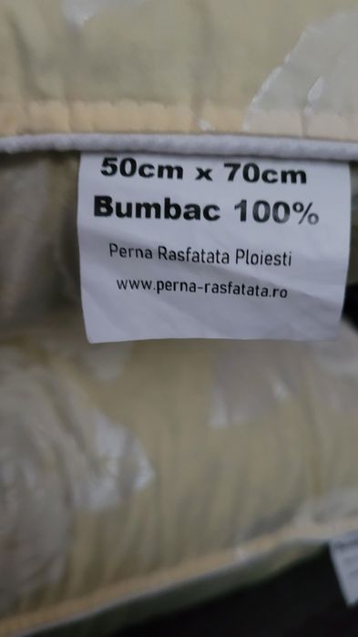 Set de 2 perne noi cu puf si pana rata/gasca