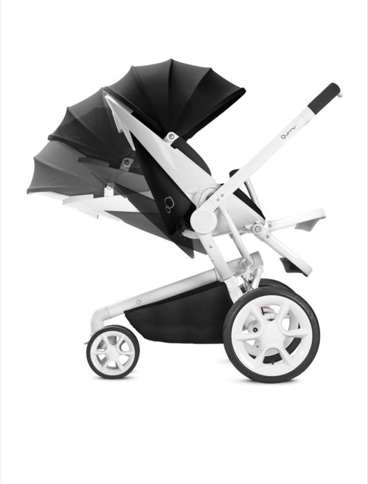 Carucior Quinny Moodd Black Irony, Negru/Alb