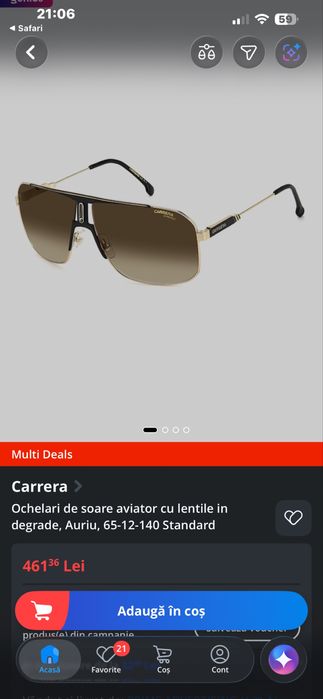Vand ochelari de soare Carerra  model 1043/S