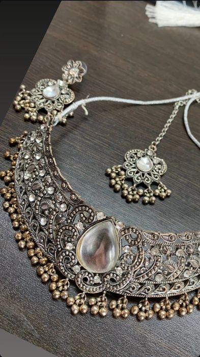 Индийские украшения - ожерелье, сереги, тикка
