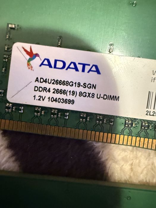 16 gb ram ddr 4 2666 - 2x8 ( NU MAI E DISPONIBIL )