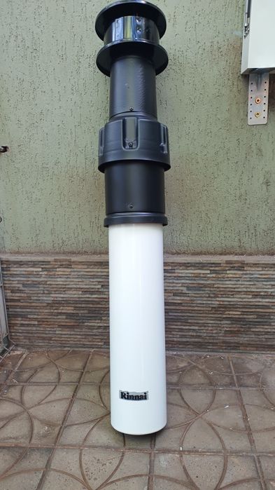 Terminal evacuare gaze arse,100/150,nou.