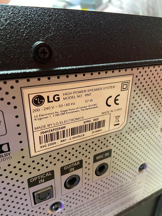 Boxa LG RN7 bluetoth usb fără defecte