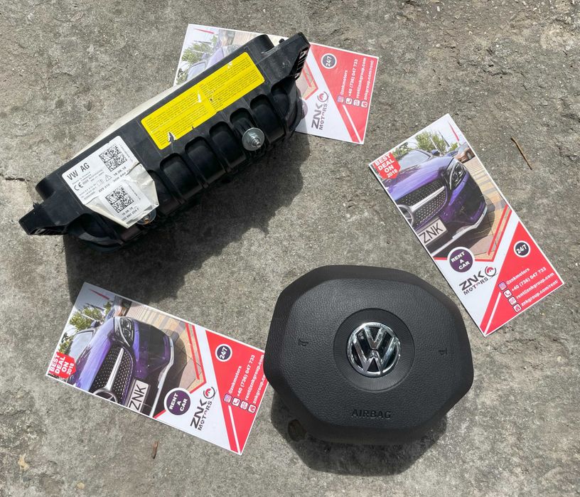 VW Passat / Arteon B8 facelift kit airbag volan pasager - set centuri