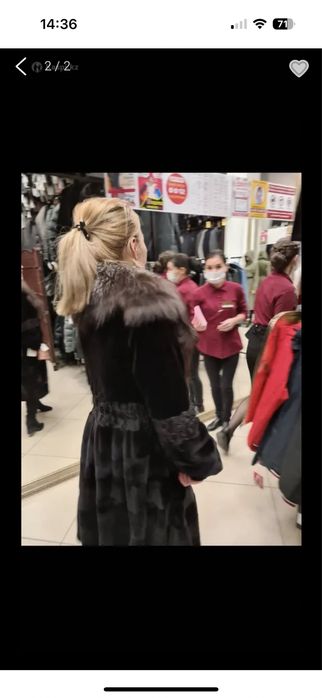 Срочно продам норковая шуба 100000