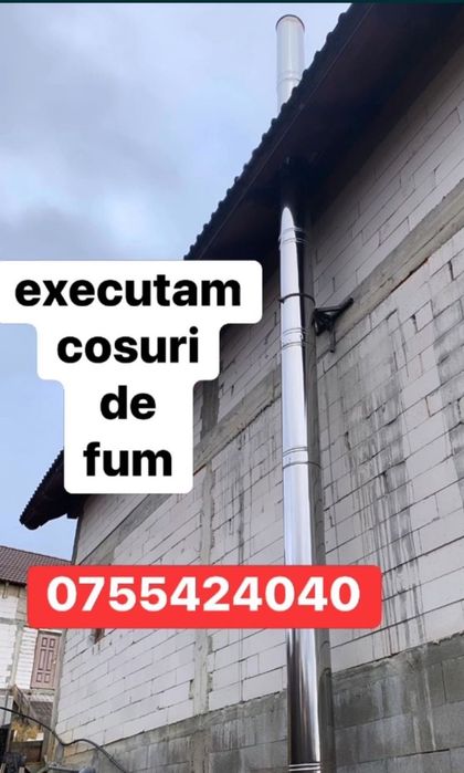 Horn de centrala cos de fum inox hota toate dimensiunile si accesor