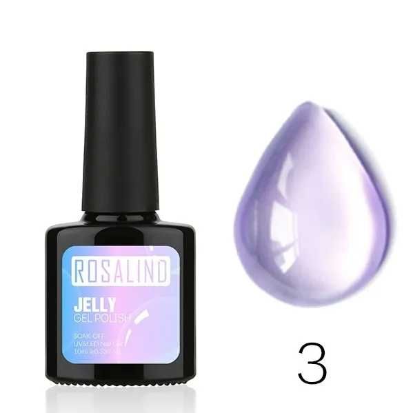 10мл ROSALIND jelly gel Полупрозрачен гел лак