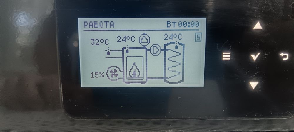 Контроллер для твердотопливных котлов