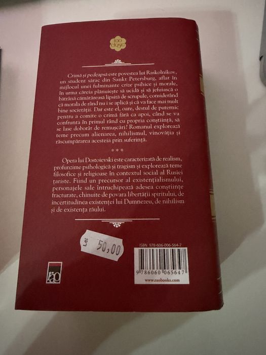 Carte Crima si Pedeapsa Dostoievski