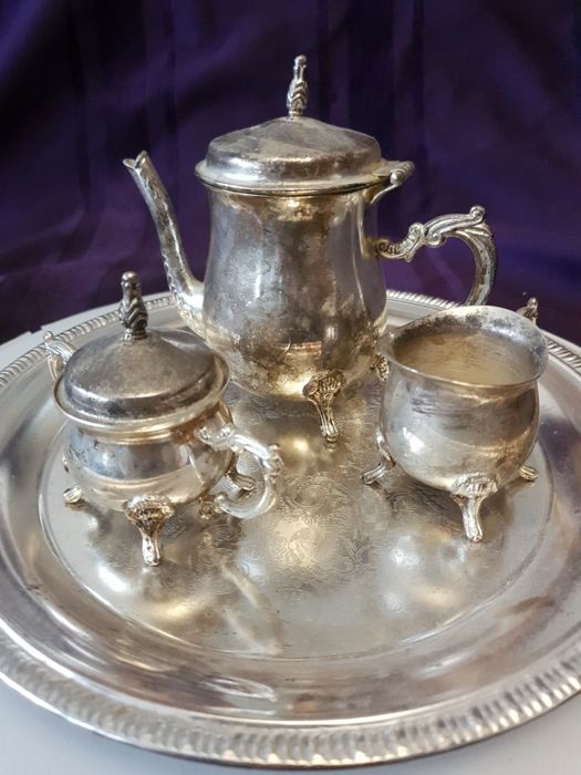 Сервиз за Кафе или Чай Антика Посребрен
