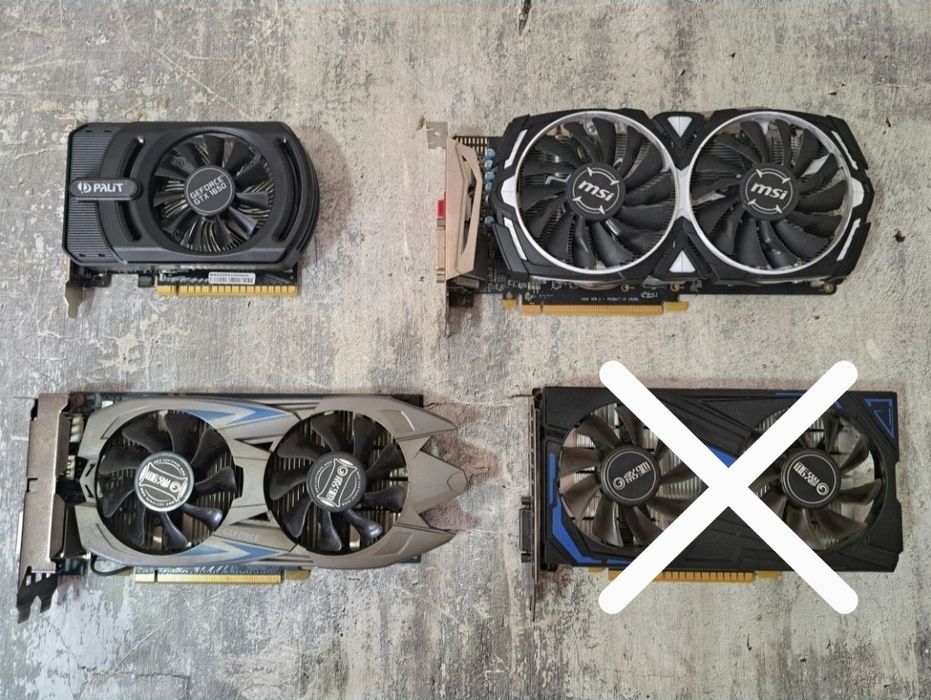 Продам видеокарты (GTX, RX)