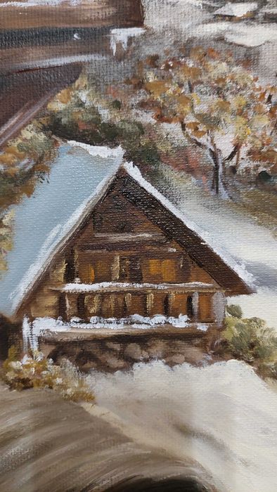 Картина масло, интерьерная