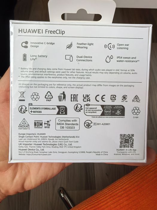 Huawei FreeClip nou sigilat