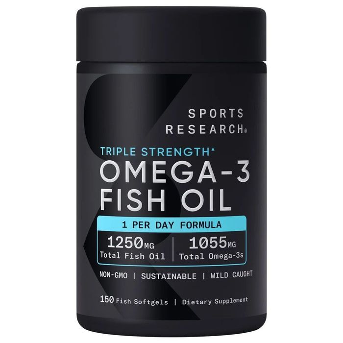 Рыбий жир омега-3 тройной силы Sports Research Triple Strength Omega-3