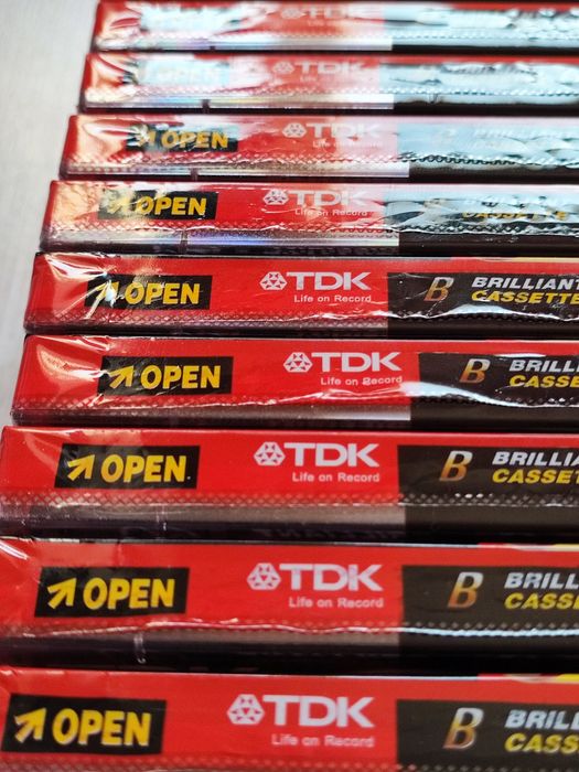 Casete audio TDK B60 sigilate –colecție vintage, calitate superioară!