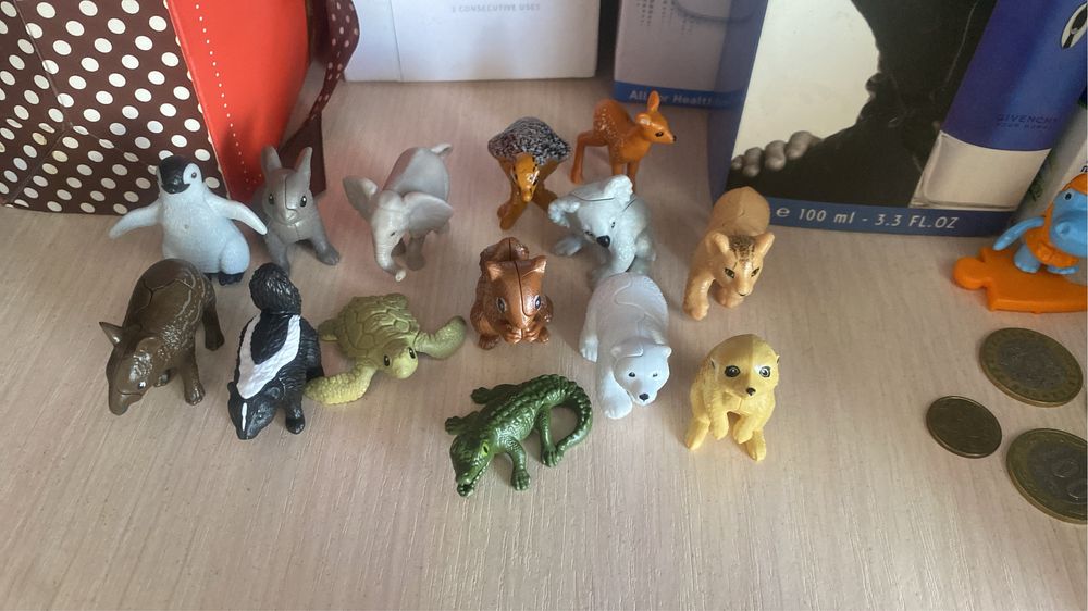 Kinder игрушки животных