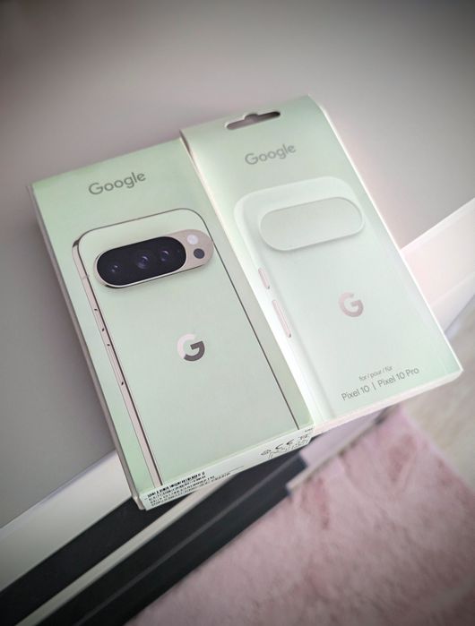 Google Pixel 10 Pro (Jade) 256GB + case original Google Pixelsnap