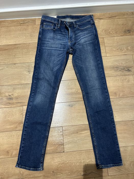 Blugi barbati HOLLISTER, skinny jeans, marimea 32x34, in stare foarte buna
