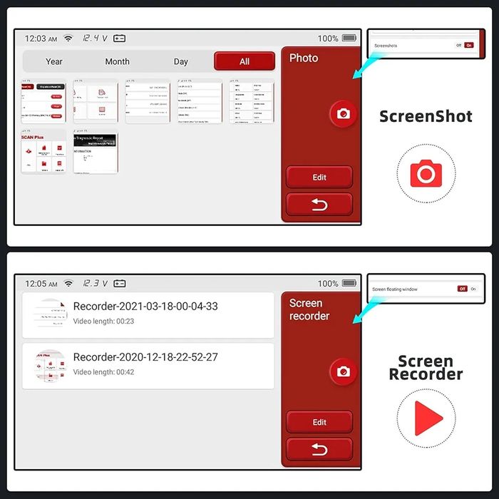 ThinkCar  Plus /S7Професионална! Автодйагностика!Бг . Меню