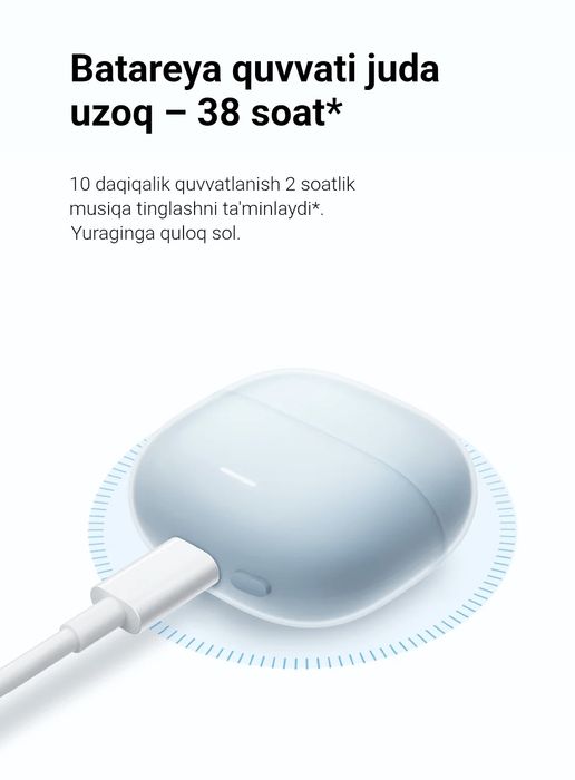 Redmi buds 6 lite qora, oq ranglari original