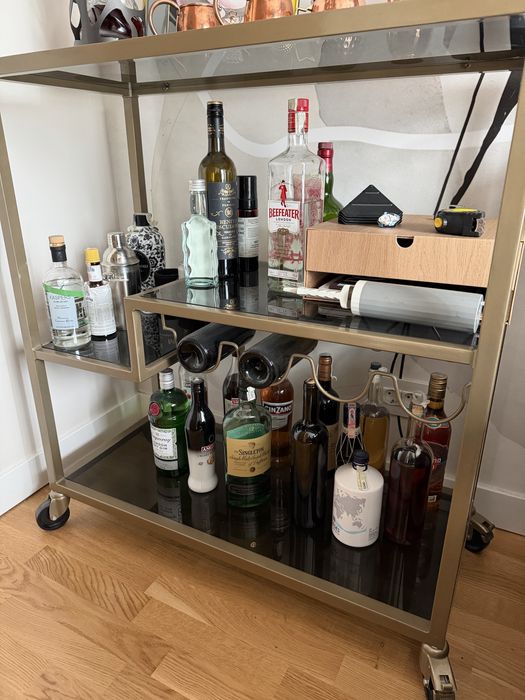 Bar carucior, sticla securizata