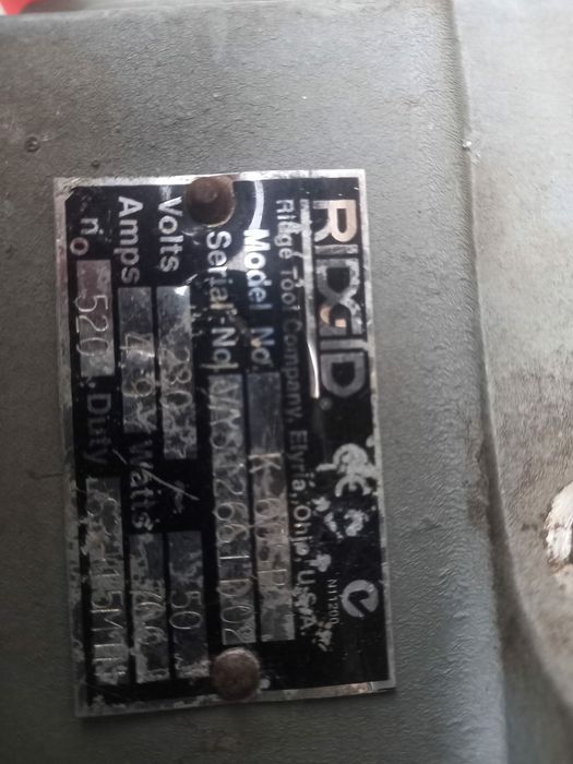 Ridgid k-60 pentru desfundat tevi