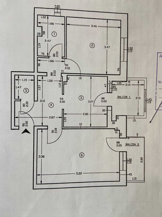 Apartament  decomandat centru