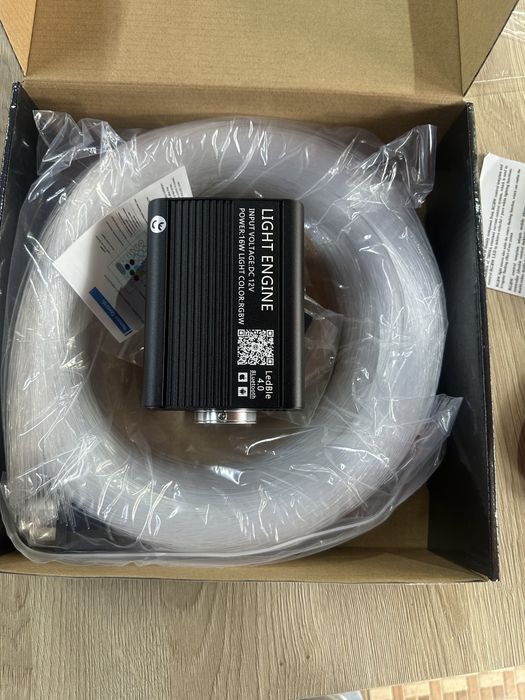 Kit Fibra Optica Plafon Instelat TWINKLE RGBW 500 Fire 3M