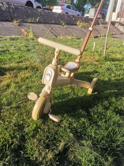 3in1 Детский беговел Велосипед с родительской ручкой