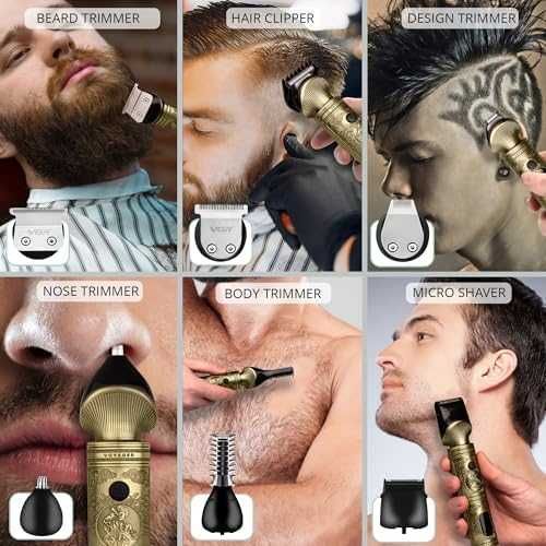 Нов Мултифункционален тример за брада, коса и тяло VGR машинка за мъже