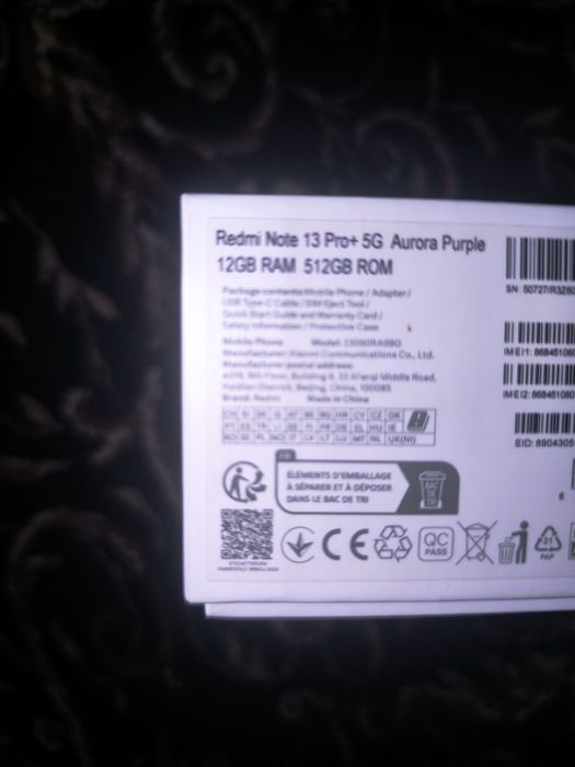 Redmi note 13 pro plus 5G 512