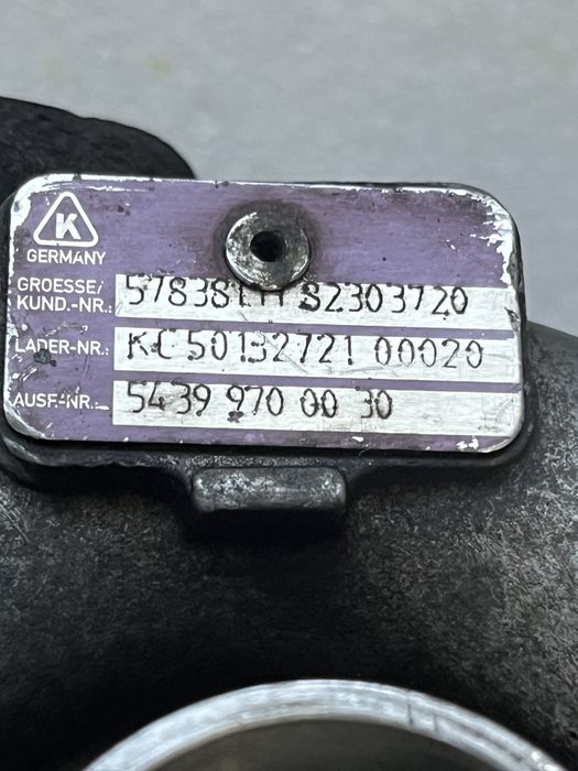 Turbo nissan qashqai 1.5 dci an 2008