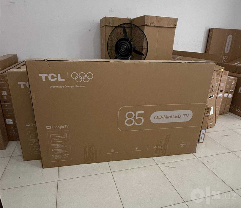 Телевизор TCL 85 QD-Mini LED 4K 144Hz Google TV Супер цена + доставка
