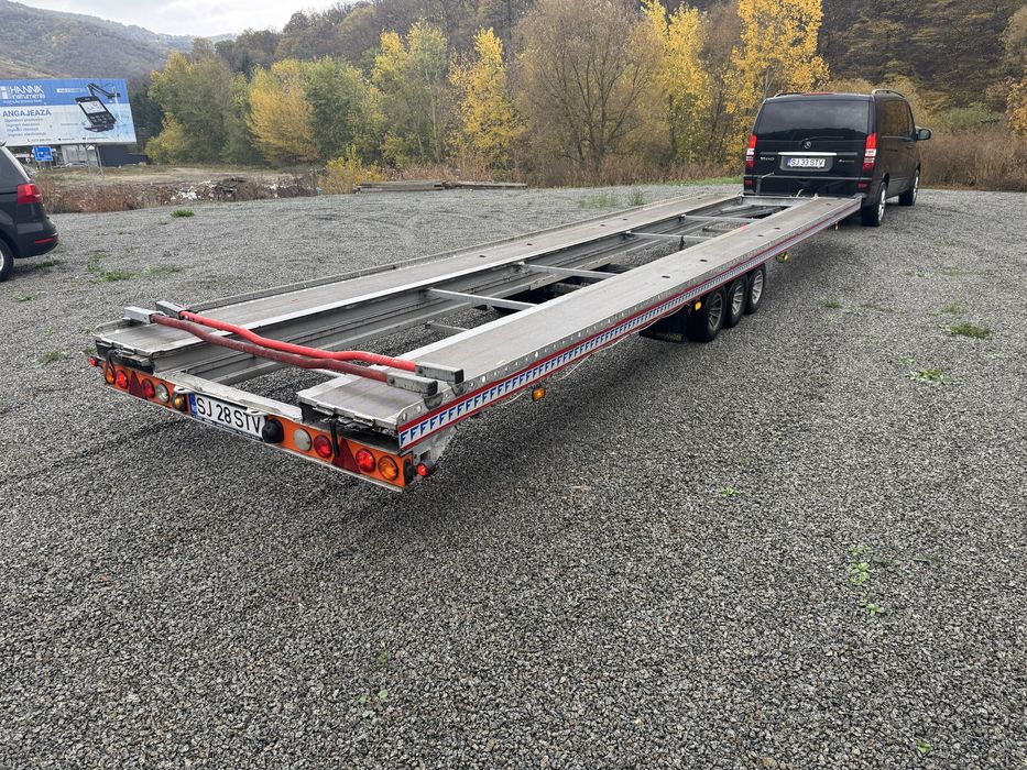 Vand trailer dublu Fitzel 2 pozitii full aluminiu