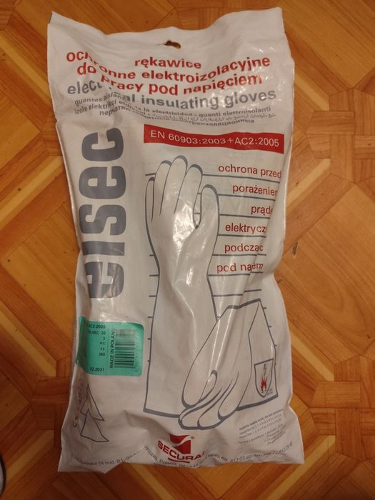 Mănuși electroizolante ELSEC-30 clasa3/30kv