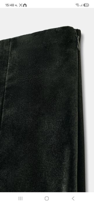 Zara Zw Collection кадифен панталон