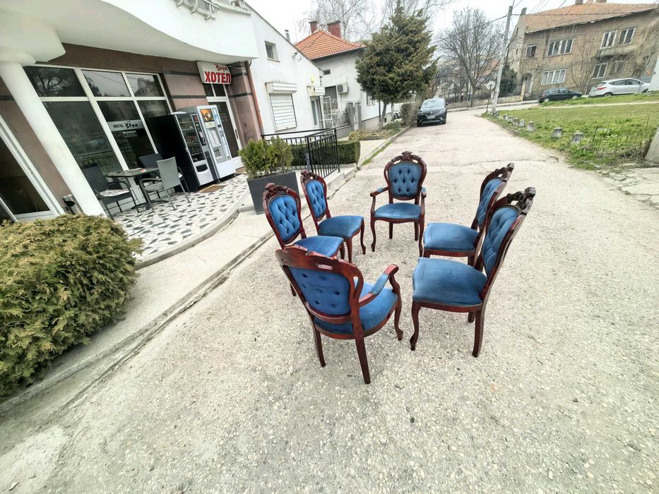 Комплект от шест стари барокови