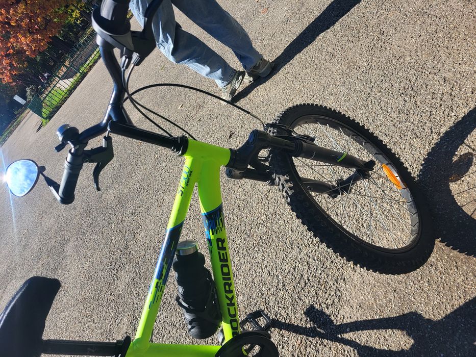 Bicicleta copii Rockrider 20” + accesorii (5–9 ani) stare foarte buna