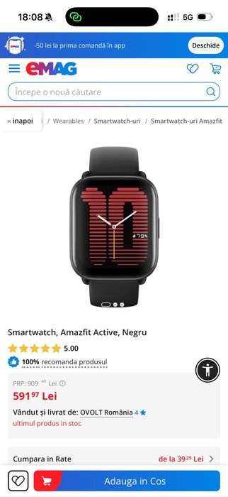 Ceas amazfit active