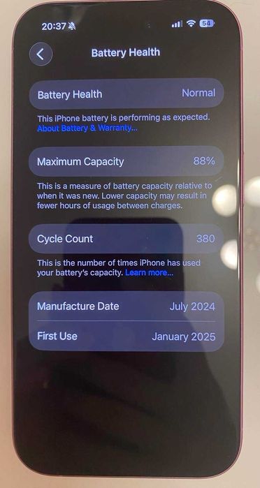 iPhone 16, 128GB, розов