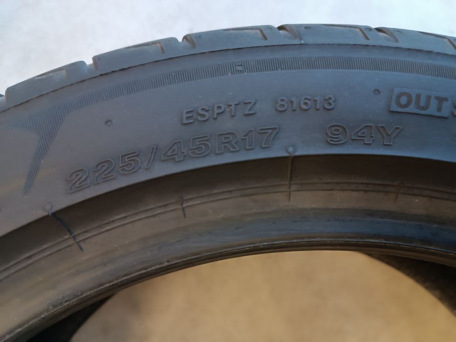 Anvelope vara 225 45 17 Bridgestone dot2022